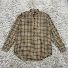 【未使用級】 BURBERRY ノバチェック 長袖シャツ ボタンダウン メンズのサムネイル