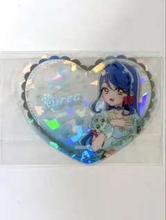 映画　名探偵プリキュア　ハート型クリアシート　帆羽くれあ