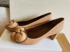 新品See By Chloe シーバイクロエパンプスピンクベージュリボン37.5のサムネイル