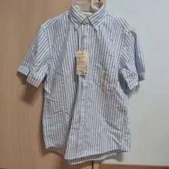 無印良品　洗いざらしオックス　ボタンダウン　半袖シャツのサムネイル
