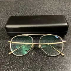 JINS TODAY ティアドロップ　チタン製　ゴールド