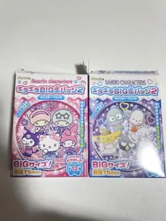 サンリオキャラクターズ キラキラBIG缶バッジ2
