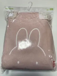 新品　ユニクロ　ミッフィー フリース　パジャマ　100cm ピンク
