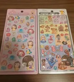 【正規品】ディズニープリンセス、クラシックディズニー ボンボンドロップシール