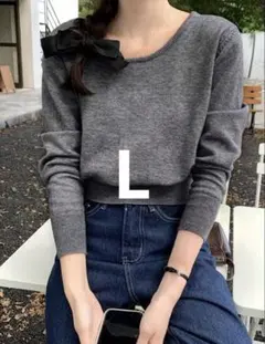 SHEIN グレーニット