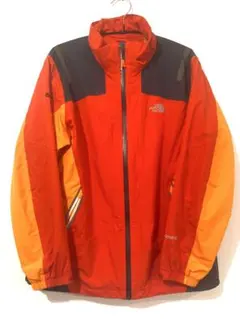XXLノースフェイスレディースゴアテックス赤レンジブラック黒マウンテンジャケット