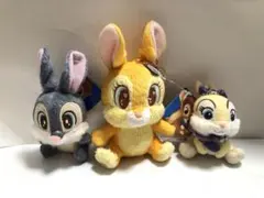 ディズニー ミス・バニー　とんすけ　マスコット　セット　ボールチェーンのサムネイル