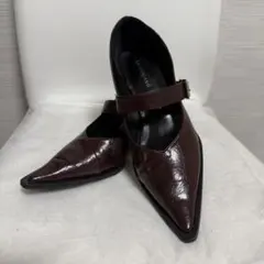 【SHIGUNIANG】バーガンディパンプス