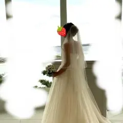 with a white ウィズアホワイト ウェディングベール