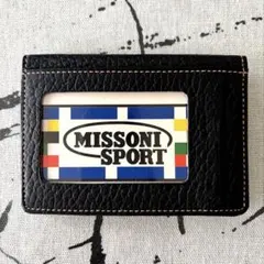MISSONI SPORT カードケース ブラック
