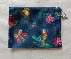 フェイラー ハイジ メッシュポーチ S ネイビー 美品 本日発送！