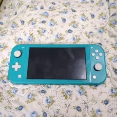 Switch Lite ターコイズ モンスターハンターライズ付き 液晶シミあり