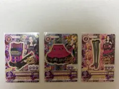 ブラックラブストライプコーデ/アイカツ 白樺リサ・大地のの