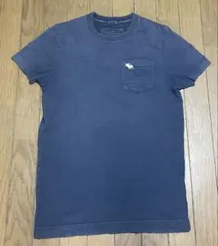 Abercrombie & Fitch ネイビー Tシャツ　メンズ　サイズS