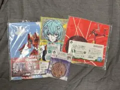 一番くじエヴァンゲリオン タオル ラバーコレクション 4点セット