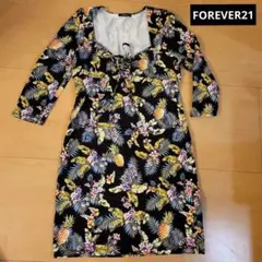 夏柄 ☆ストレッチミニワンピース