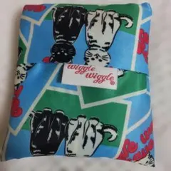 wiggle wiggle 猫柄 エコバッグ