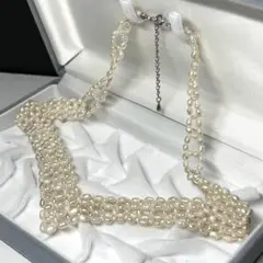 デザイン ケシパール 27g 46cm ネックレス レディース