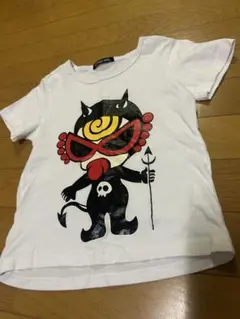 HYSTERIC MINI ヒスミニ デビルキン Tシャツ 110 白 半袖