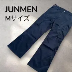 00s JUNMEN カーゴパンツ ブラック Mサイズ コーデュロイ調 y2kのサムネイル