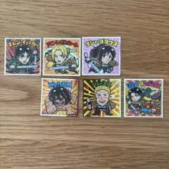 ロッテの「進撃の巨人マンチョコ〈希望の翼編〉」のコレクターシール６枚セット