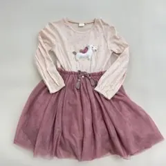 nexxl ユニコーン刺繍 ワンピース 116cm