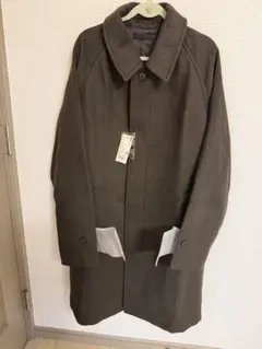 【新品】UNIQLO シングルブレストコート ブラウン 4XL