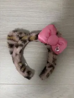 ヒョウ柄ハローキティーカチューシャ