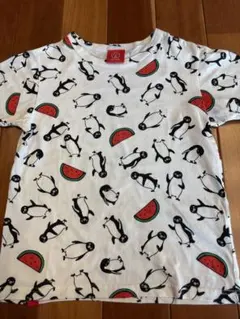 OJICO ペンギン スイカ 半袖Tシャツ 10A 120 130のサムネイル
