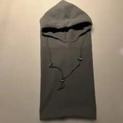 アメリカ軍　マリクロフリース素材　フード付きネックウォーマー　バラクラバ グレー