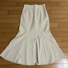 LOWRYS FARM STYLEUPマーメードスカート アイボリー　Lサイズ