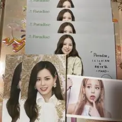 NiziU マコ WithU盤トレカ+印字サイン入りメッセージカード+ステッカー