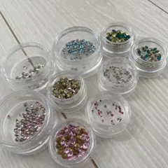 スワロフスキーストーン ネイルパーツとデコレーションパーツセット