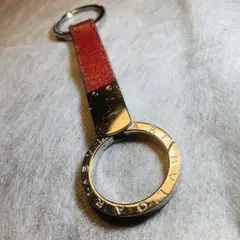 ブルガリ　BVLGARI キーリング　キーホルダー　レザー