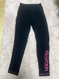 OUTDOOR PRODUCTS トレーニングパンツ スパッツ ブラック ピンク
