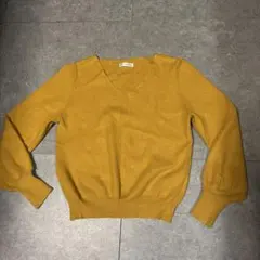 a.v.v standard マスタード セーター Sサイズ
