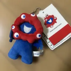 万博　ミャクミャク ぷちマスコットキーチェーン ぬいぐるみキーホルダー