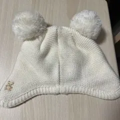 familiarポンポン付きニット帽