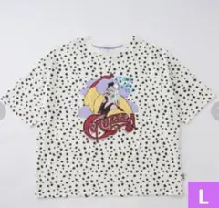 ディズニー　クルエラ　101匹わんちゃん　Tシャツ　しまむら　リトシー　Lのサムネイル