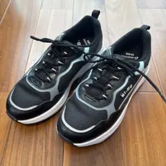 ニーモ　ムーンスター　スニーカー　厚底　23㎝　黒