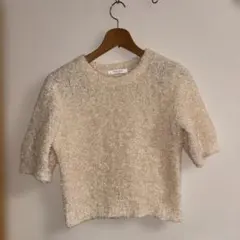 Boucle Knit Short Sleeve Topのサムネイル
