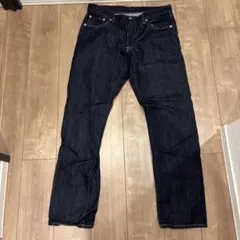 UNIQLO ストレートデニム ダークブルー