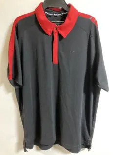 Mizuno ポロシャツ ブラック/レッド