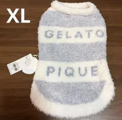 新品ジェラートピケ　ラージサイズジェラートメランジ2ボーダープルオーバー