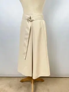 ノーリーズ　フレディ　ベージュ フレアスカート ベルト付き　サイズ38