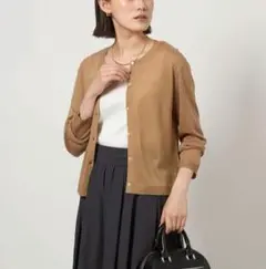 2025年green label relaxingオーロララメニットカーディガン