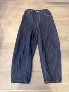 GU バレルレッグジーンズ　デニムパンツ 150サイズ