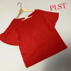 PLST プラステ 半袖カットソー レッド Mサイズ 赤のサムネイル