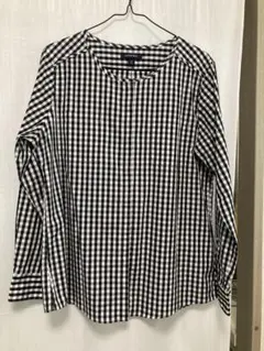 Lands' End ギンガムチェック 長袖シャツ 17