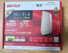 【美品】BUFFALO WSR-5400AX6S-CG 無線LANルーター